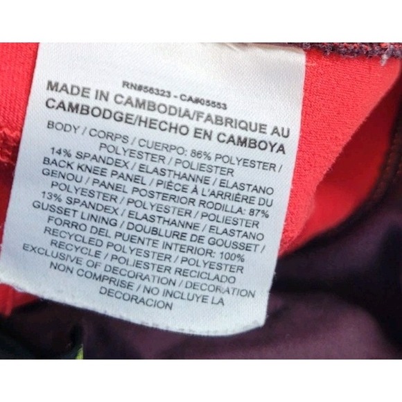 Nike Dri-Fit Running Leggings Womens Size Small Drawstring Compression Colorblok - Picture 9 of 10